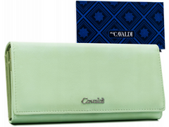 Portofel dama din piele Cavaldi PTR-GD20-DNM-7786 LIMON